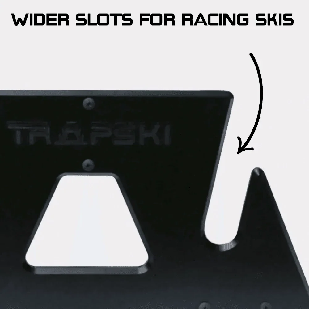 TRAPSKI DOUBLE Mobile All Mountain/Race/XC/Powder Ski and Standard Stance Snowboard Rack