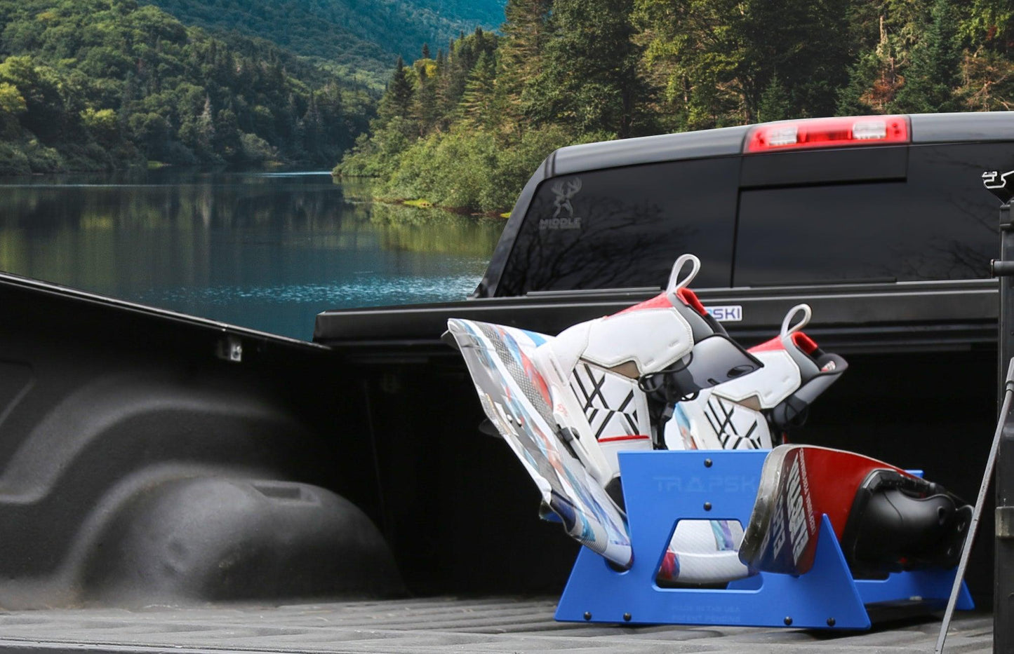 TRAPSKI DOUBLE Water Ski & Wakeboard Rack