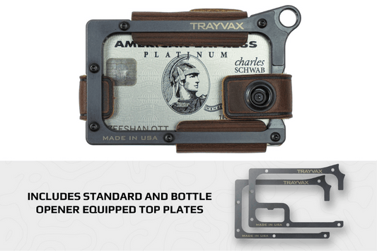 Contour Wallet - Black Mississippi Mud