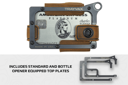 Contour Wallet - Black Tobacco Brown