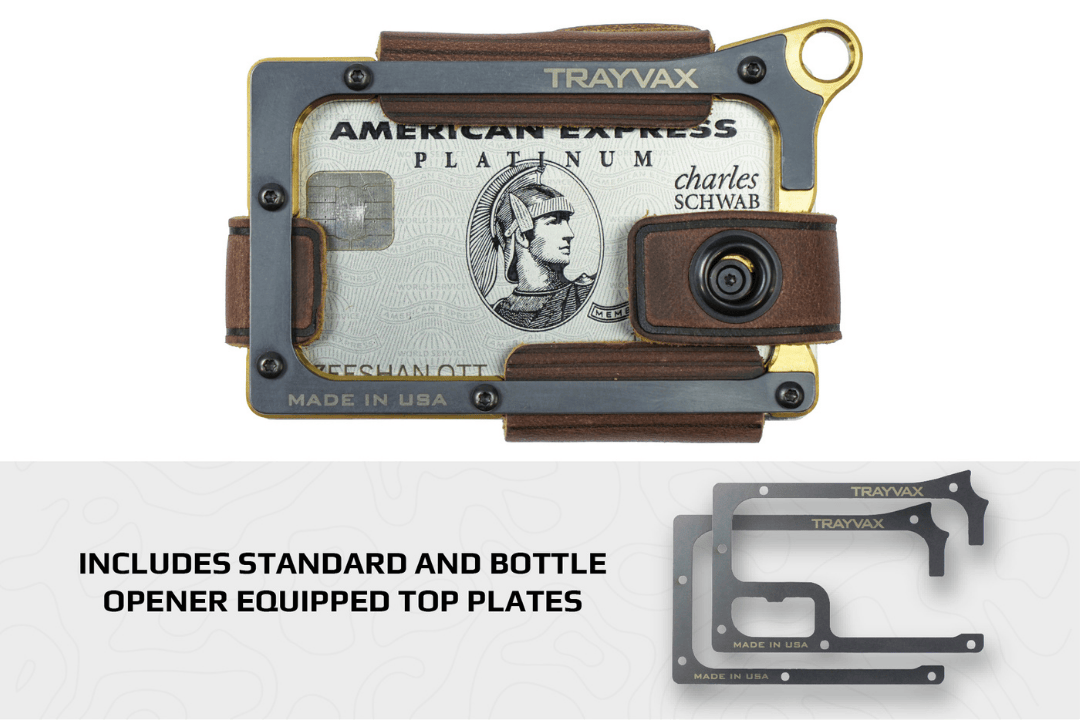 Contour Wallet - Brass Mississippi Mud