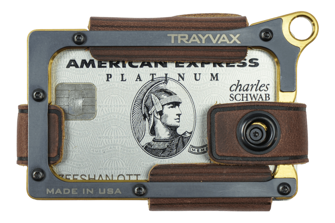 Contour Wallet - Brass Mississippi Mud