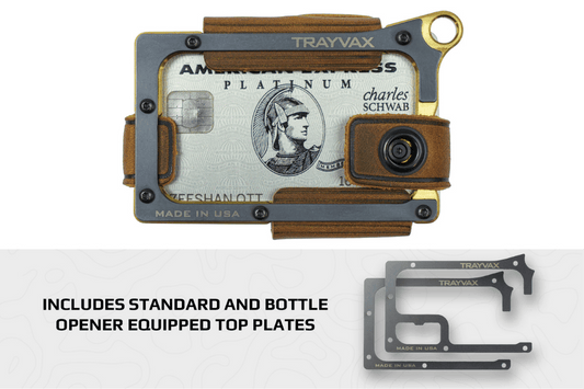 Contour Wallet - Brass Tobacco Brown