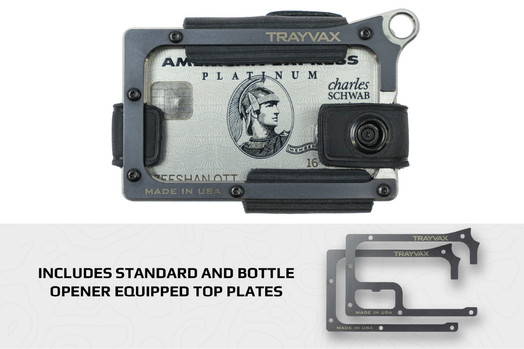 Contour Wallet - Raw Stealth Black