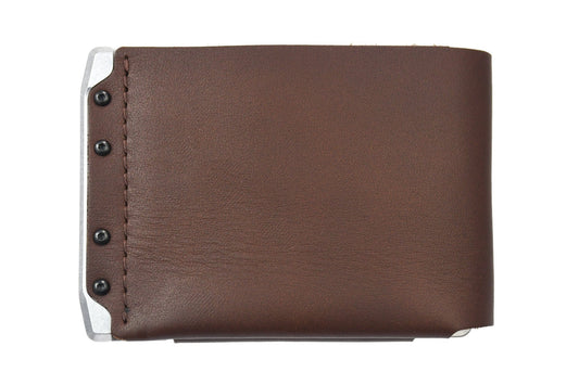 Venture Billfold - Raw Tumbled / Frontier Brown
