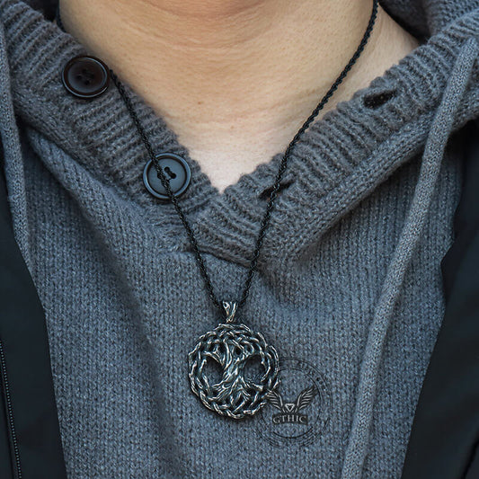 Tree Of Life Yggdrasil Stainless Steel Viking Pendant