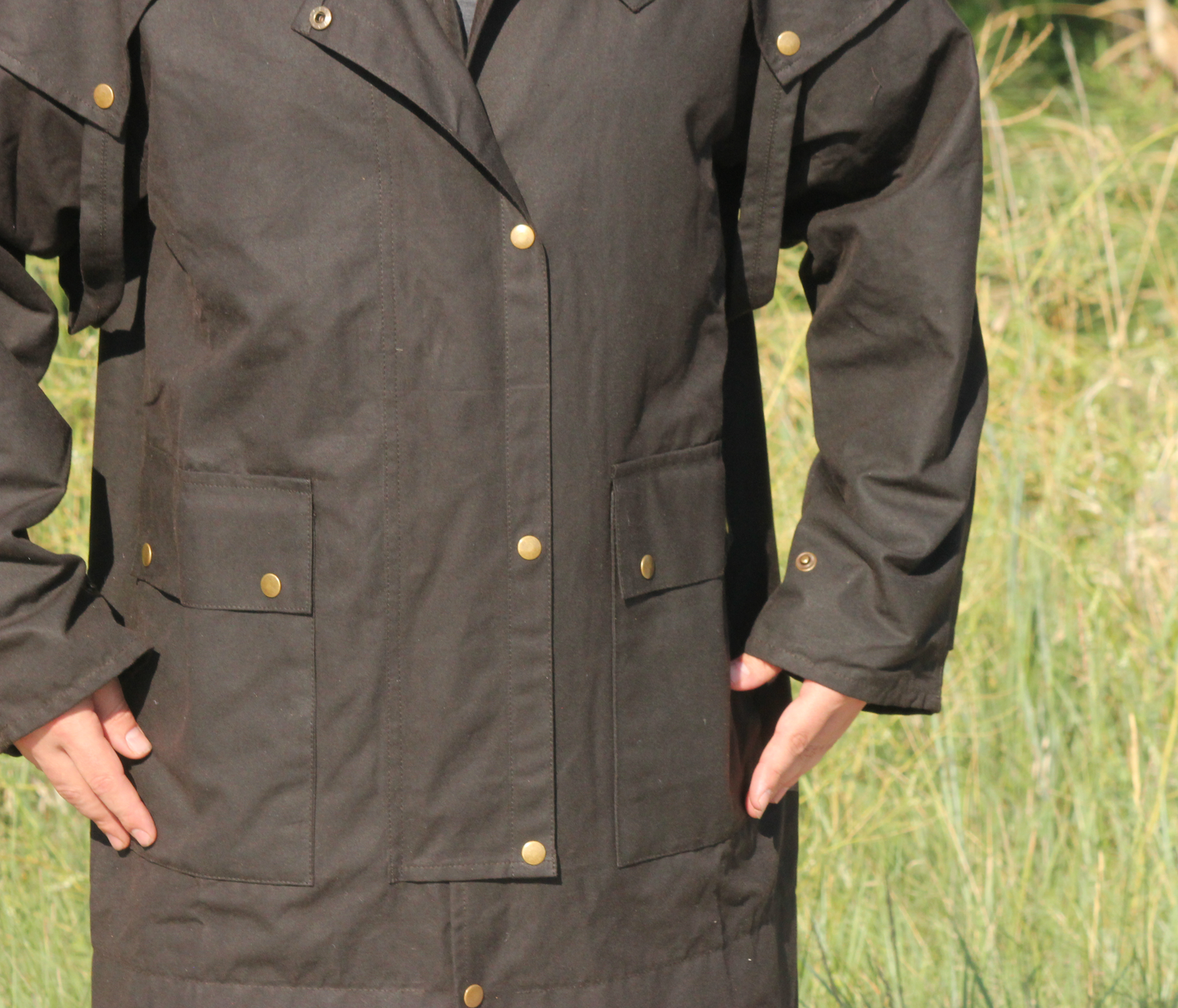 Yellowstone Ranchwear Full Length Oil Skin Duster