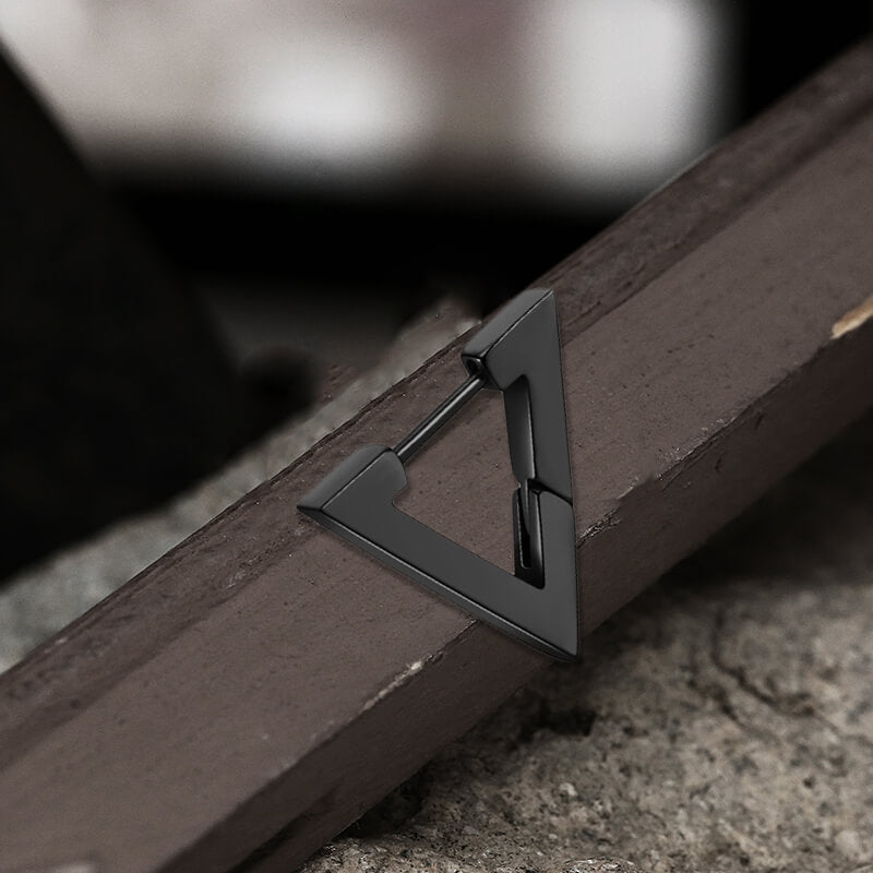 Triangle Stainless Steel Geometric Earrings