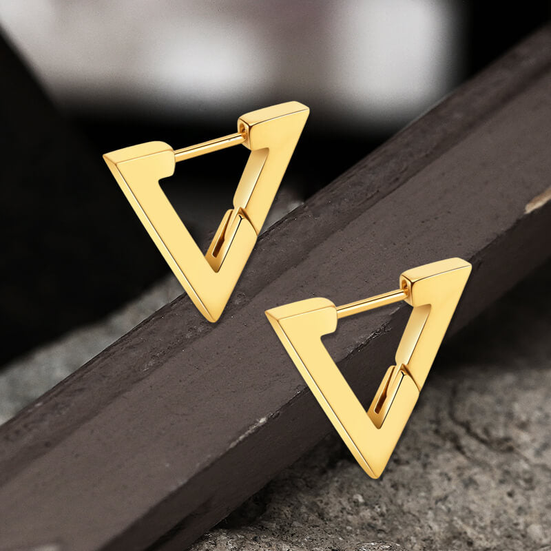 Triangle Stainless Steel Geometric Earrings
