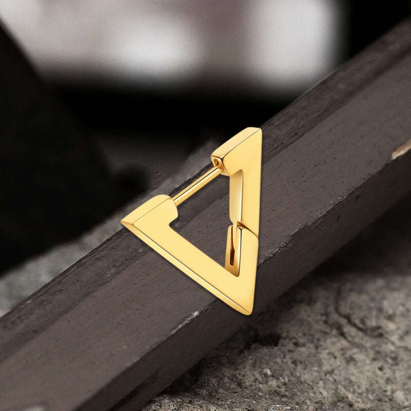 Triangle Stainless Steel Geometric Earrings