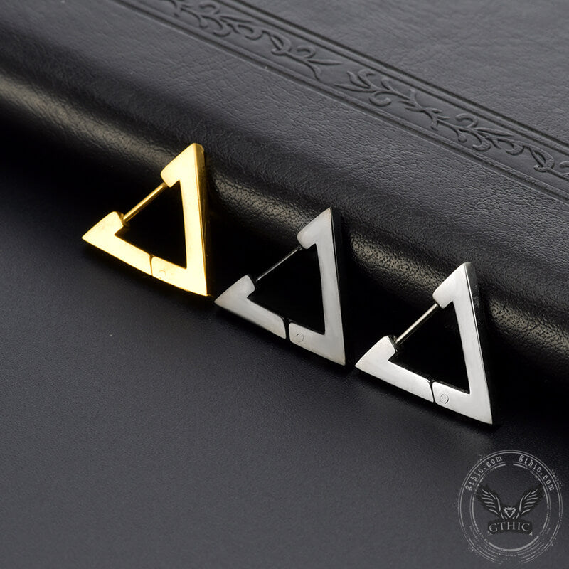 Triangle Stainless Steel Geometric Earrings