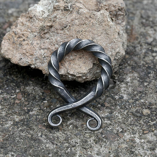 Troll Cross Stainless Steel Occultisme Pendant