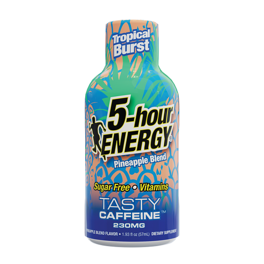 24 Pack 5-hour ENERGY Extra Strength Shots, Tropical Burst Flavor Flavor, 1.93 Fl Oz