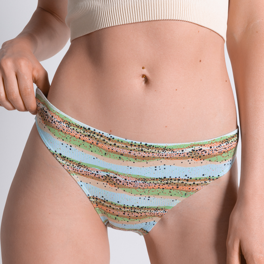 The Trout Of The Blue | Trout Skin Modal Bikini Underwear