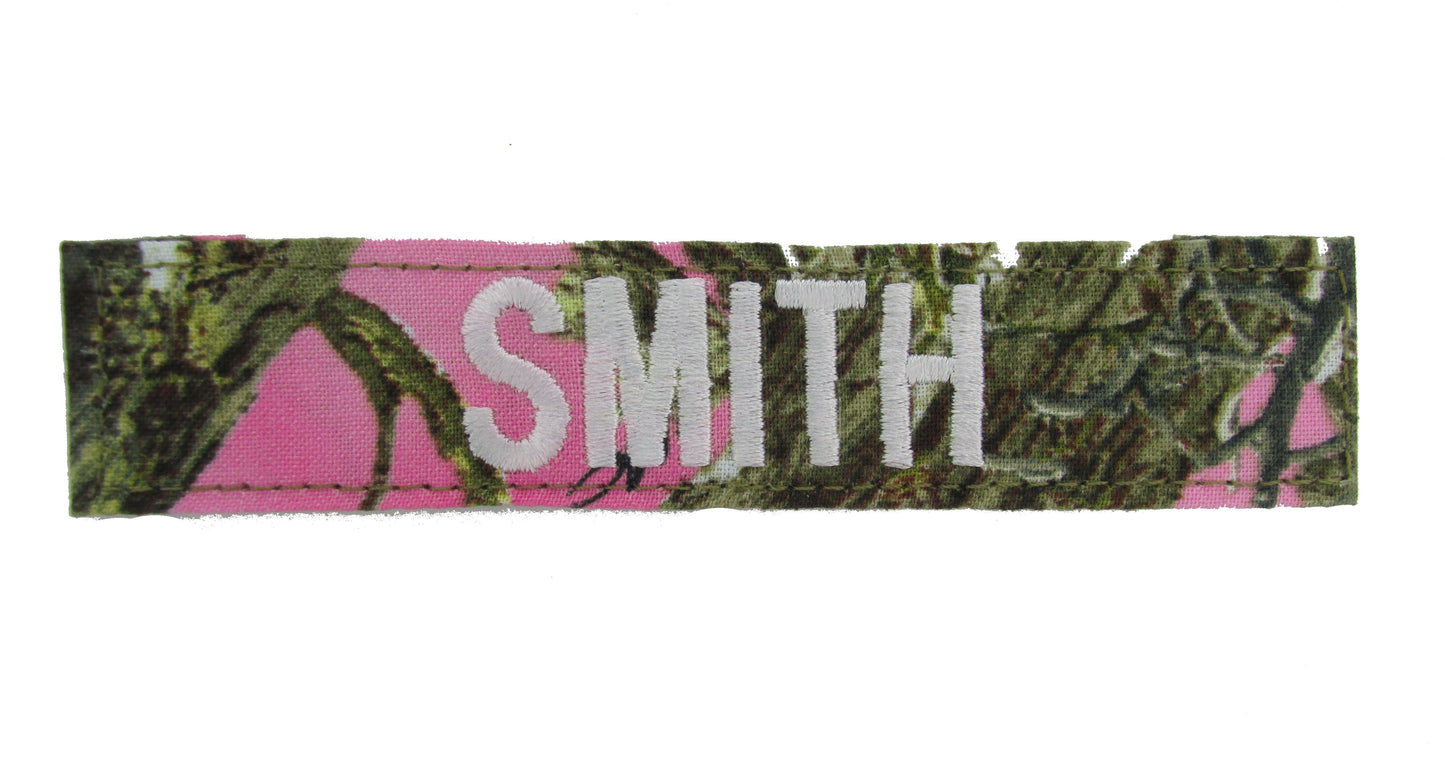 Truetimber MC2 Pink Camo® Name Tape - Hook Fastener