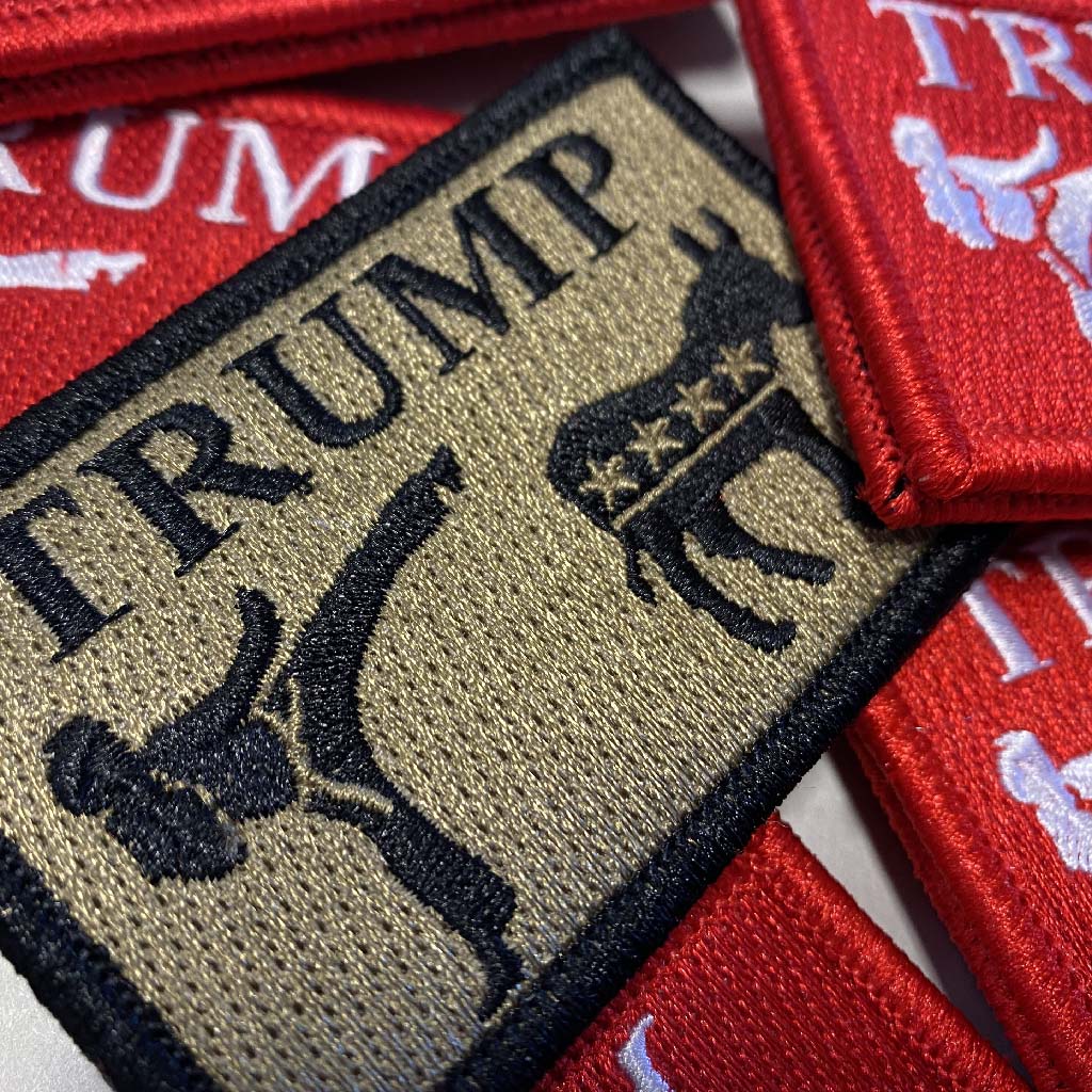 Trump Kicks Ass - 2" x 3" Patch