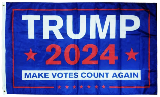 Trump 2024 Make Votes Count Again Flag