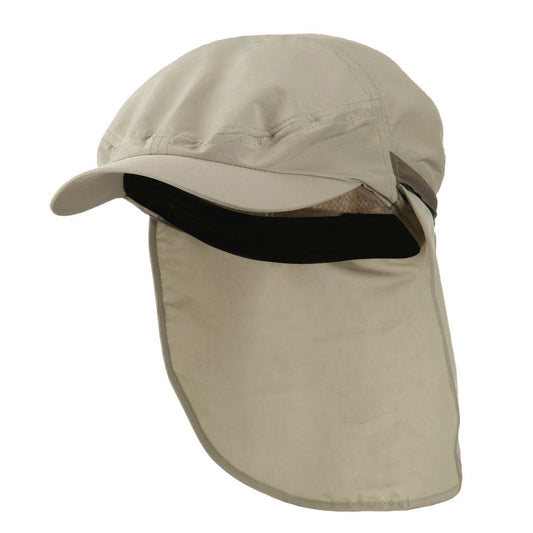 UV 50+ Talson Zippered Back Flap Ivy Cap