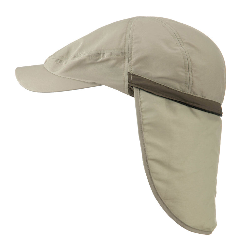 UV 50+ Talson Zippered Back Flap Ivy Cap