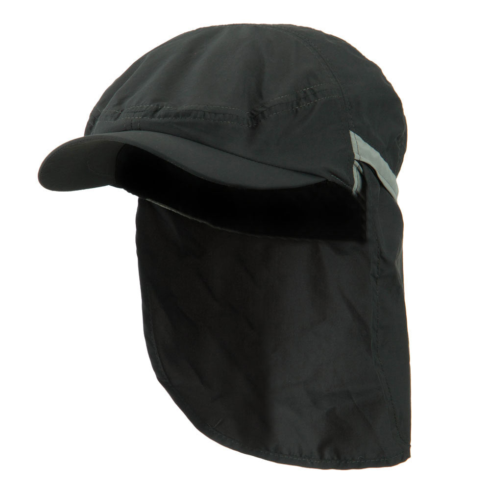 UV 50+ Talson Zippered Back Flap Ivy Cap