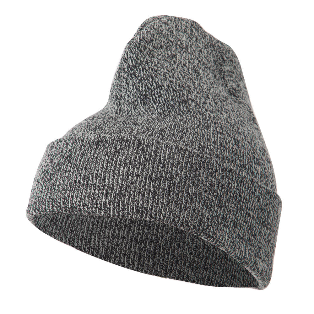 Two Tone Blend Cuff Beanie