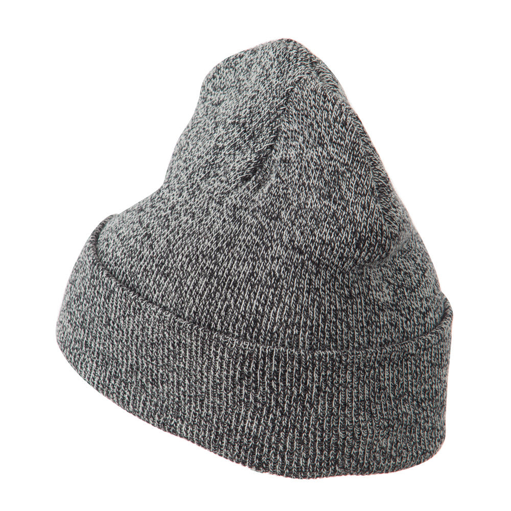 Two Tone Blend Cuff Beanie