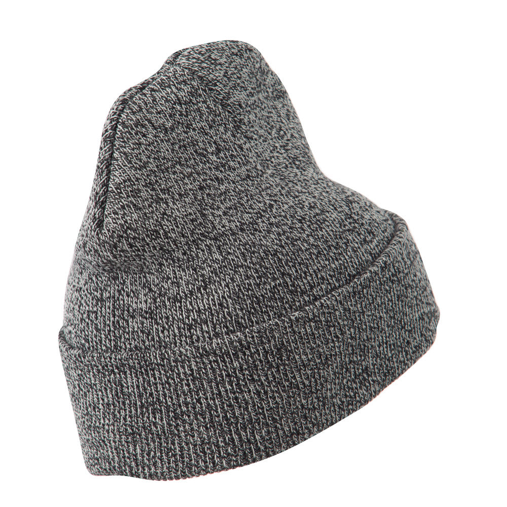 Two Tone Blend Cuff Beanie