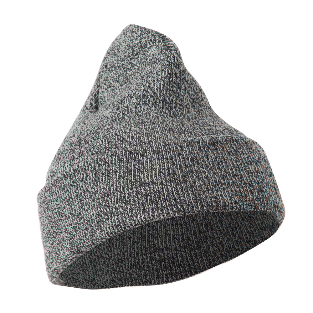 Two Tone Blend Cuff Beanie