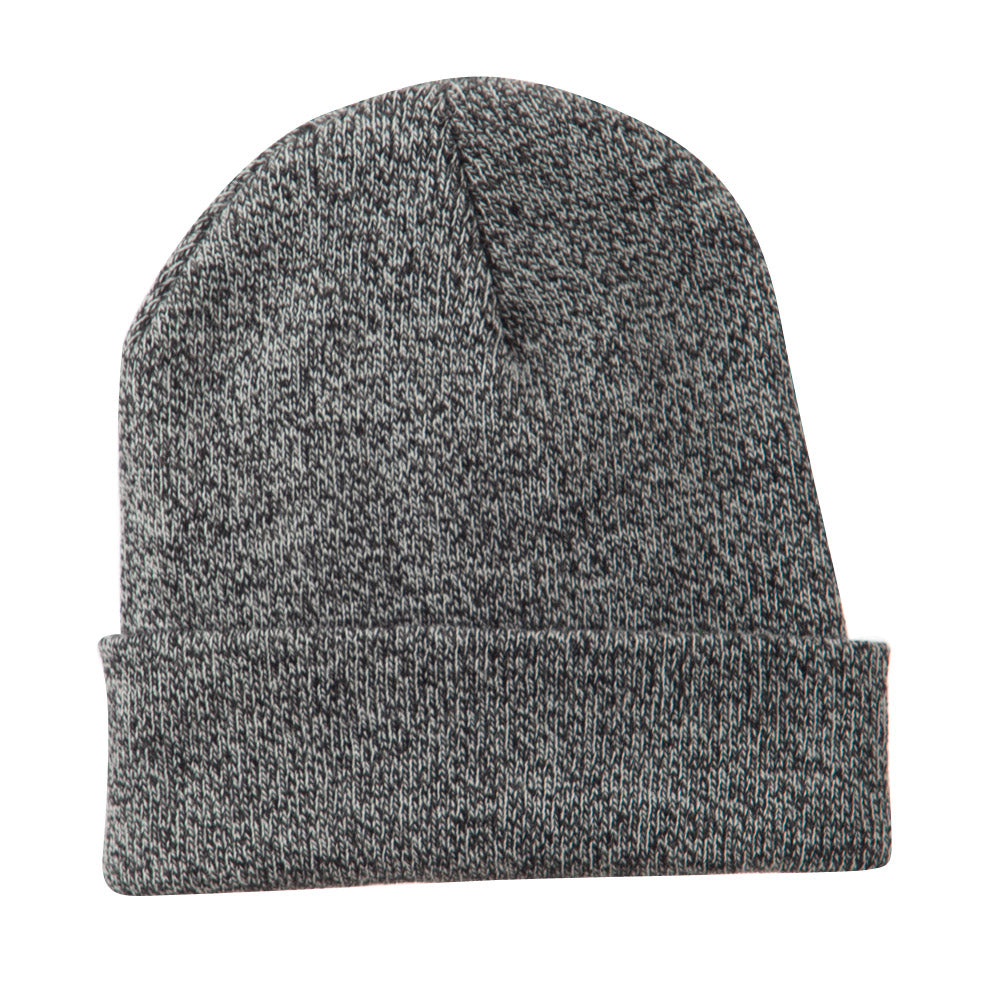 Two Tone Blend Cuff Beanie