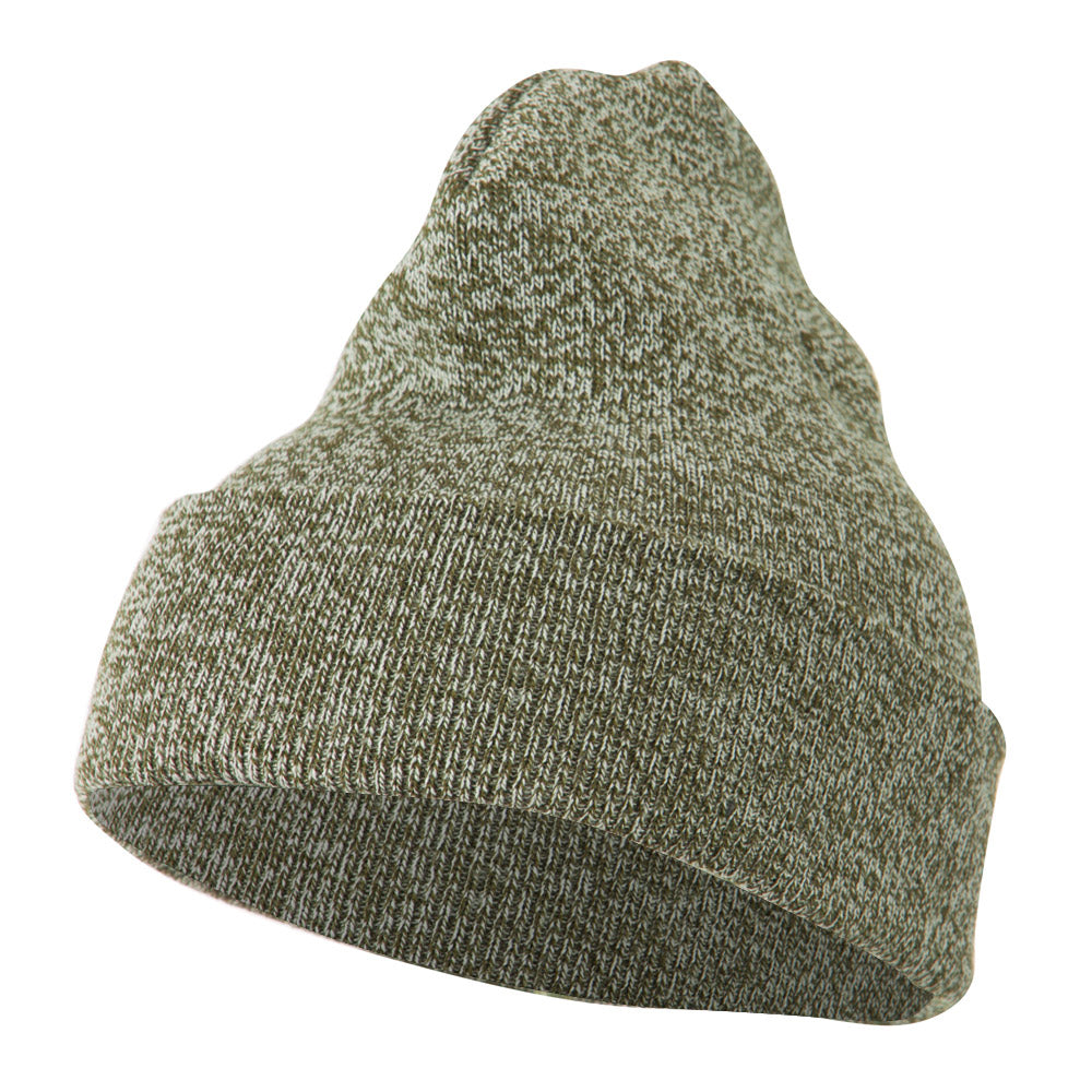 Two Tone Blend Cuff Beanie