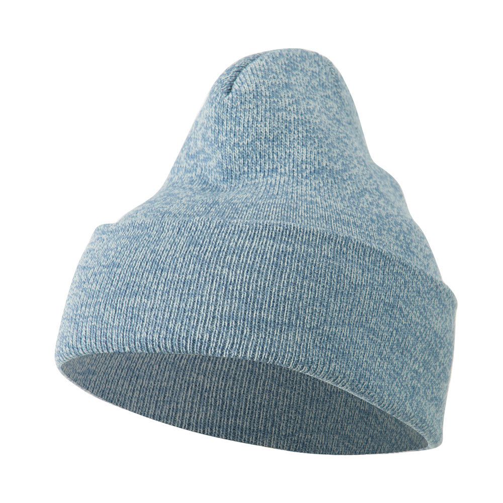 Two Tone Blend Cuff Beanie