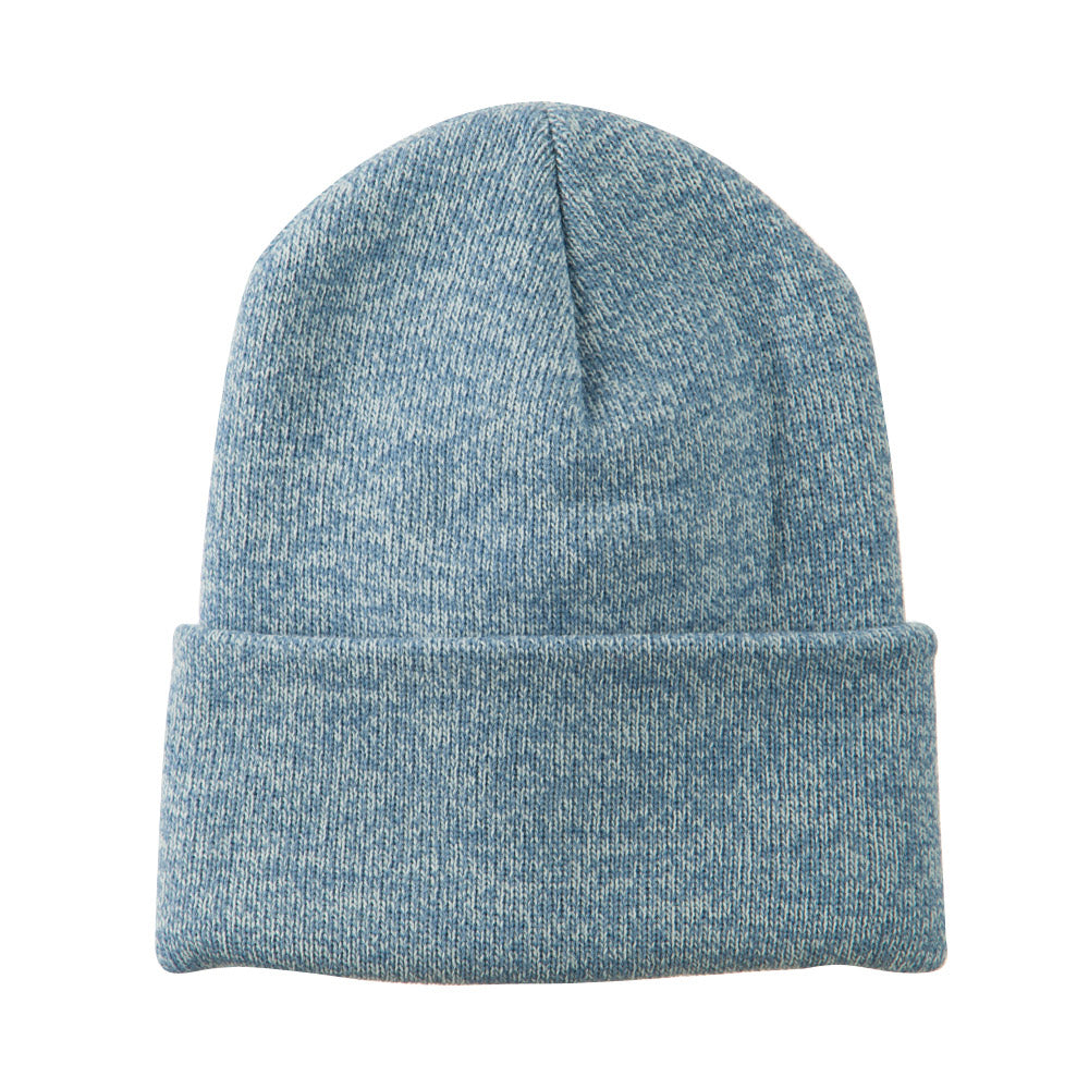 Two Tone Blend Cuff Beanie