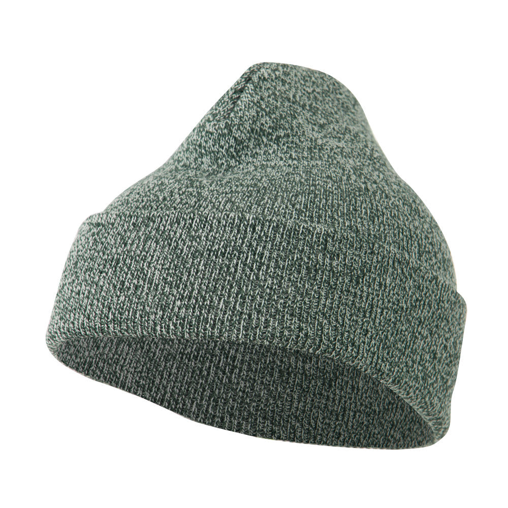 Two Tone Blend Cuff Beanie