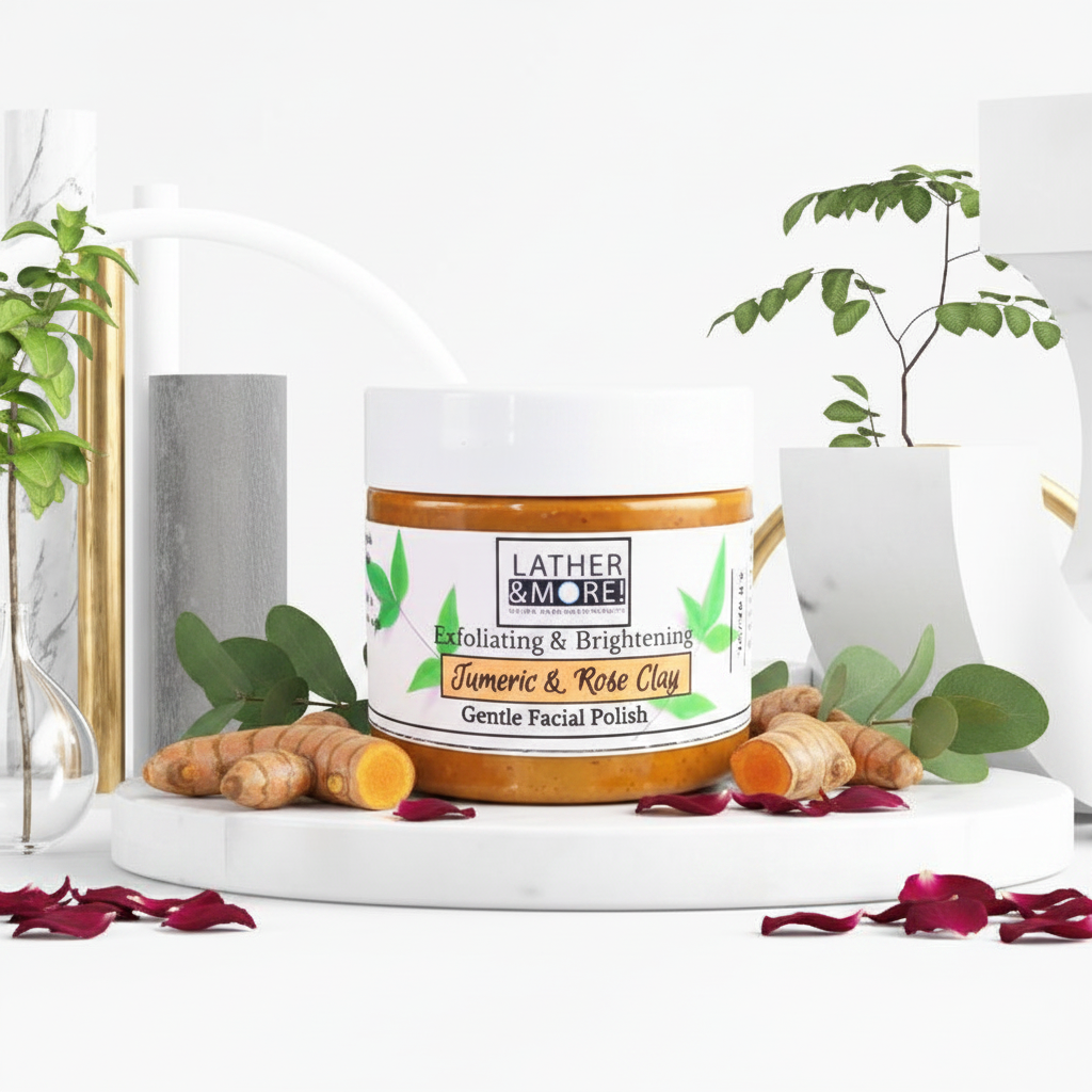 Turmeric and Rose Clay Facial Polish