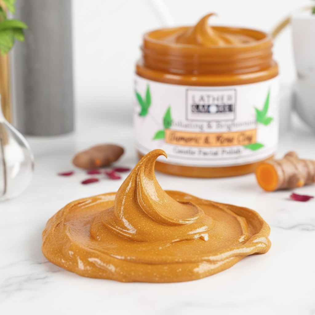 Turmeric and Rose Clay Facial Polish