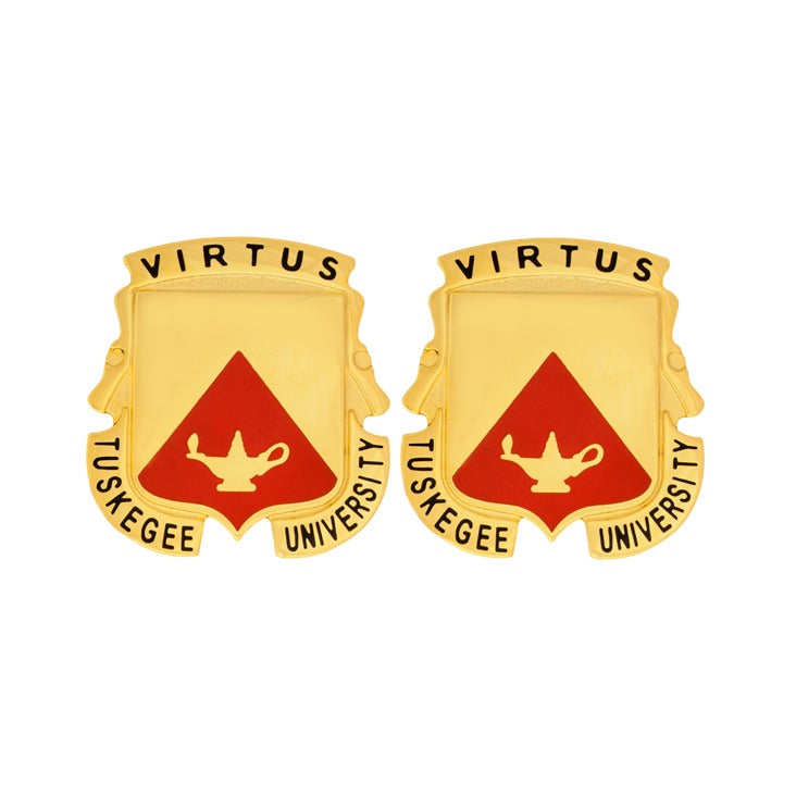 Virtus Tuskegee University ROTC Unit Crest - Pair