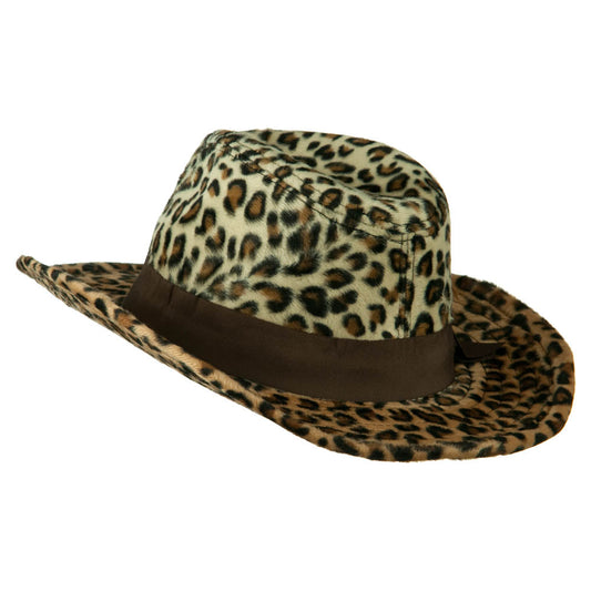 Two Tone Woman's Cowboy Feather Hat