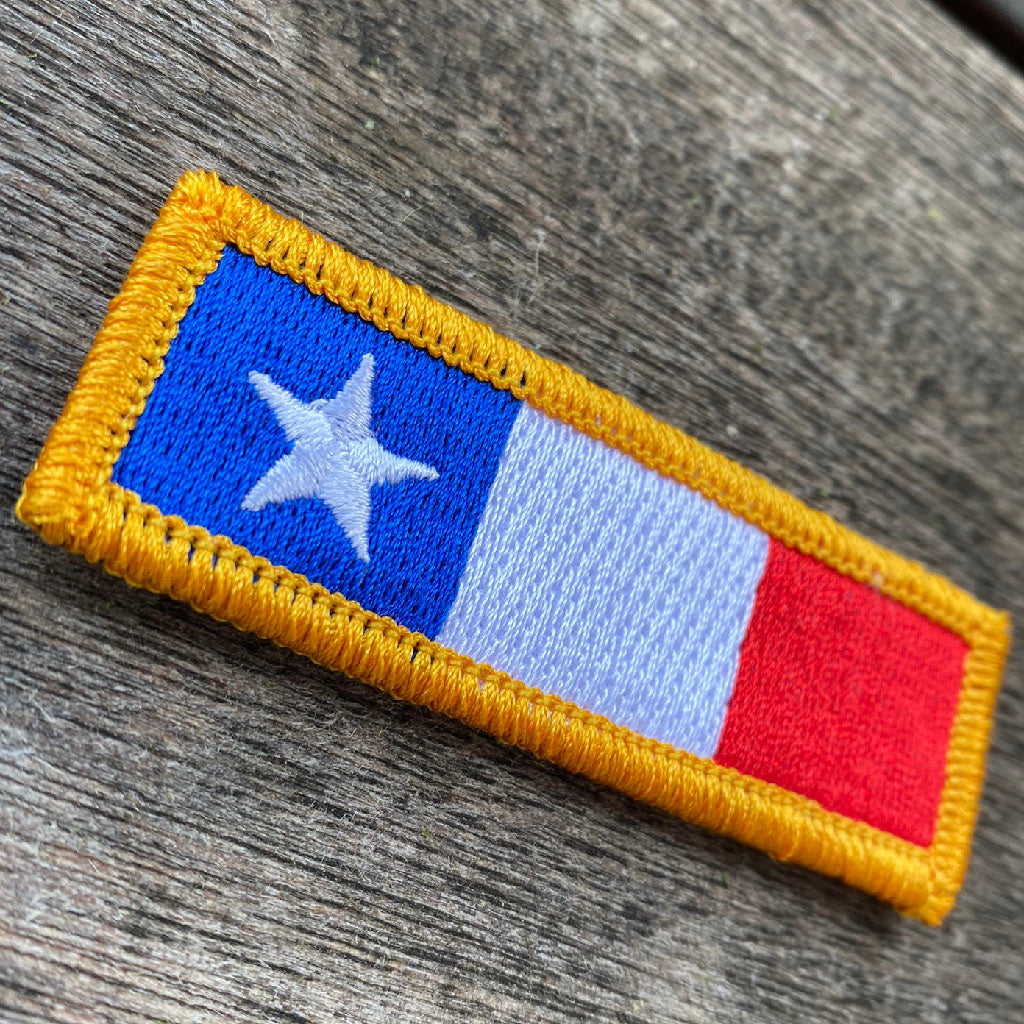 Dodson's Texas Tri-Color Tactical Morale Patch  - 1" x 3"