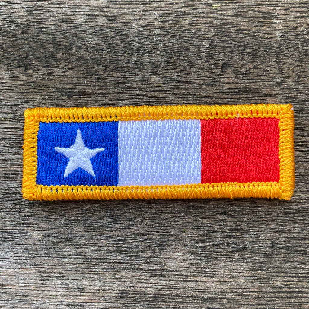 Dodson's Texas Tri-Color Tactical Morale Patch  - 1" x 3"