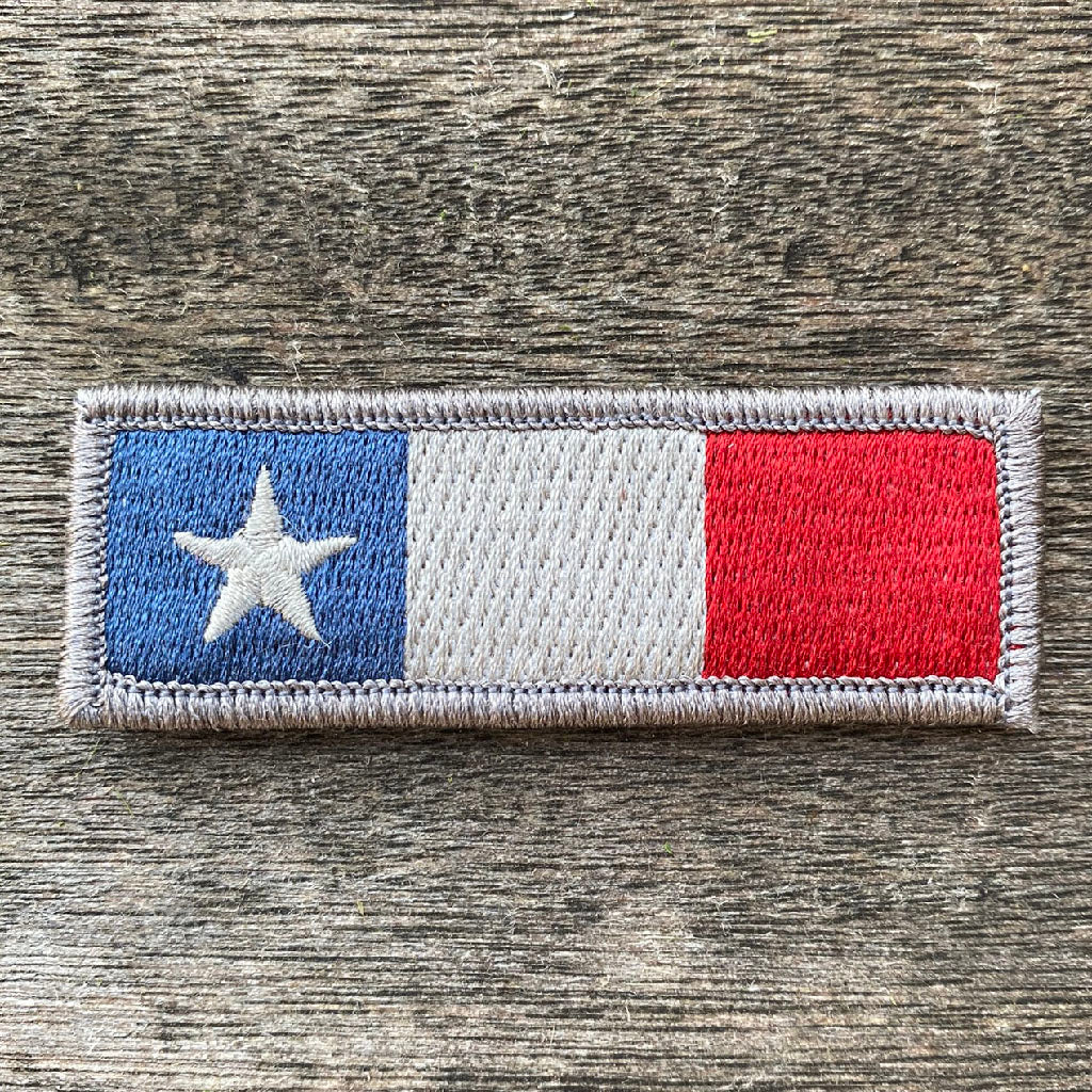 Dodson's Texas Tri-Color Tactical Morale Patch  - 1" x 3"