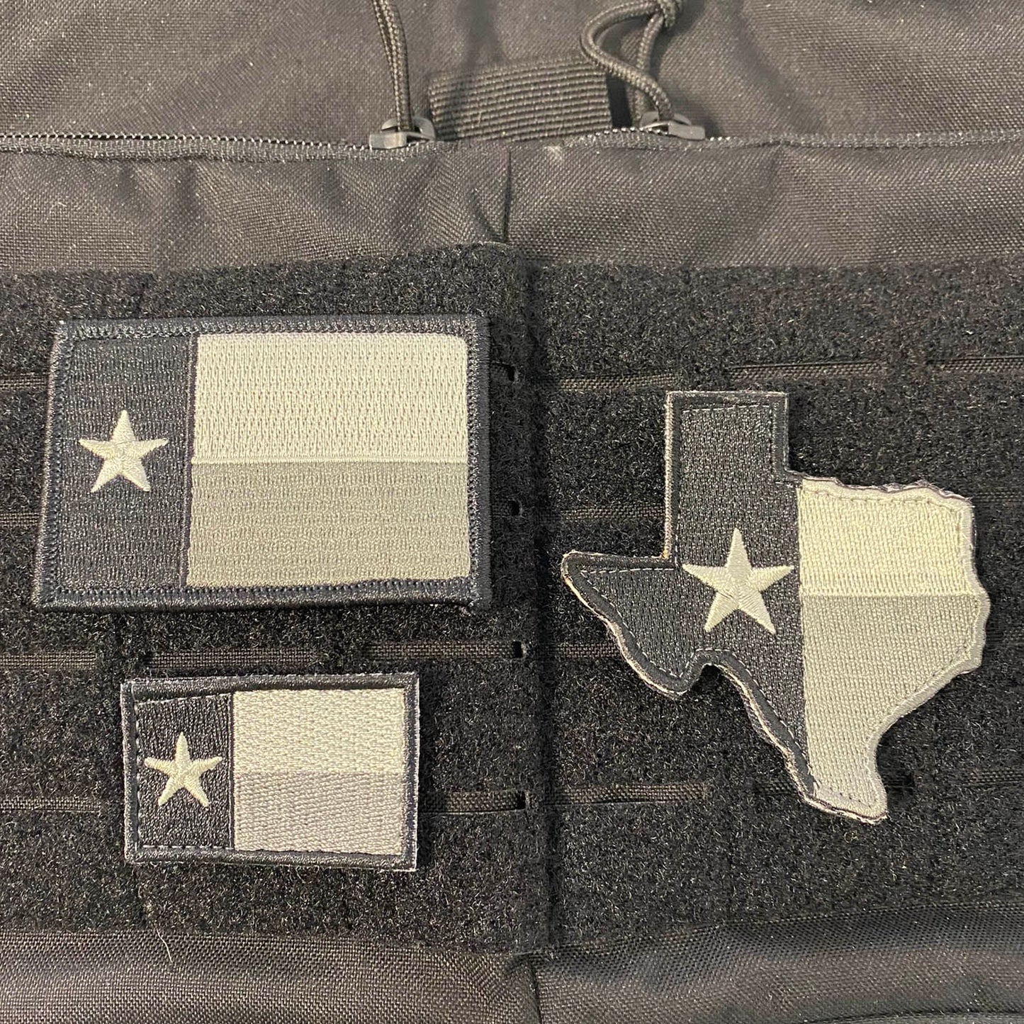 TEXAS Flag Tactical Patches - Set Of 3