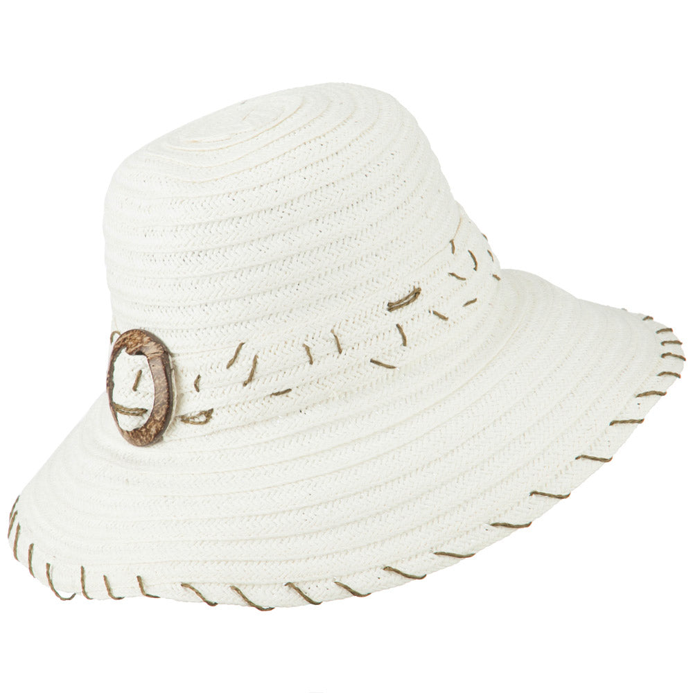 Stitched Toyo Braid Crushable Hat