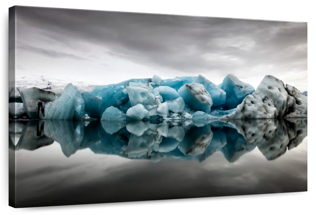 Glacier Lake Reflection Wall Art