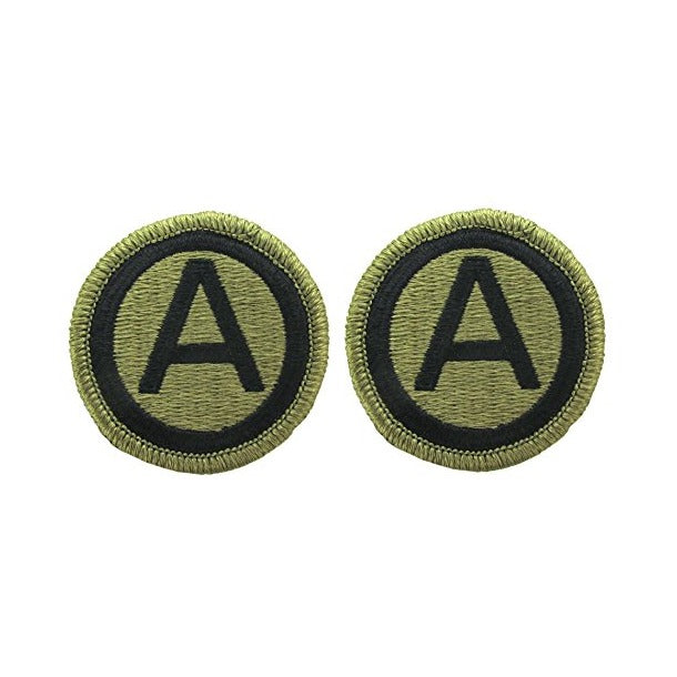 U.S. Army Central OCP Patch - U.S. Army Patch (3rd Army)  - 2 PACK
