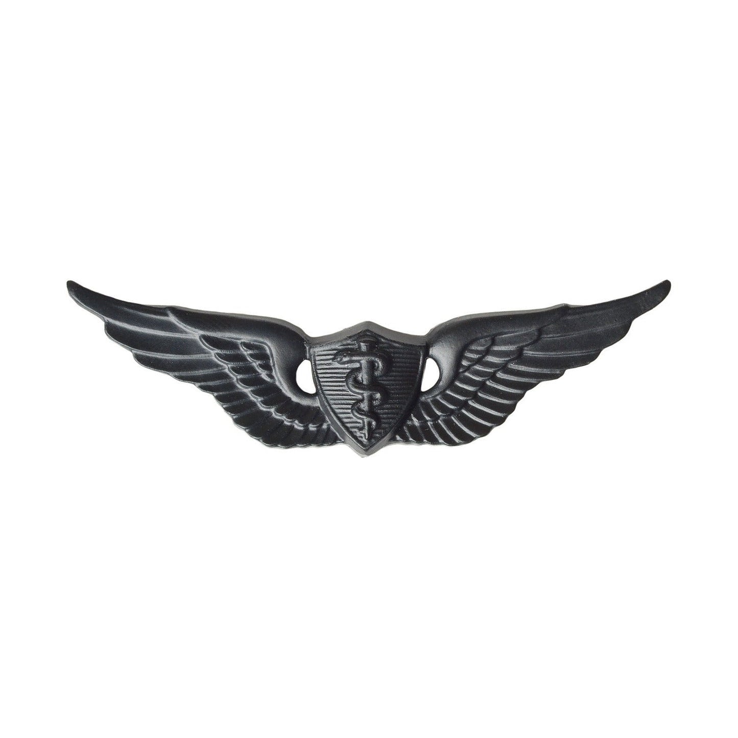 U.S. Army Flight Surgeon Badge - Black Metal Pin-On