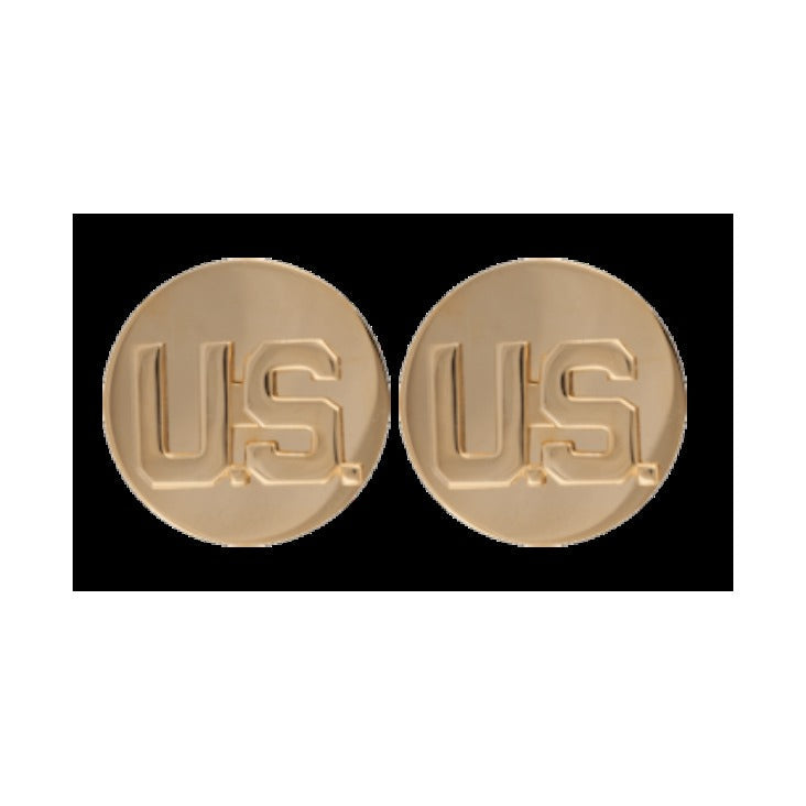 U.S. Letters Enlisted Collar Device Set