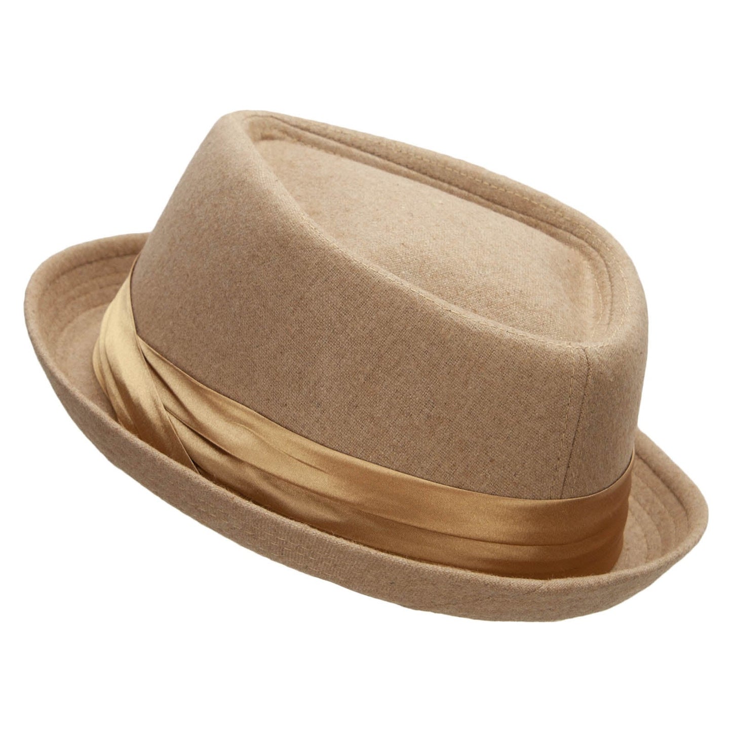 Wool Upbrim Pork Pie Fedora for Men