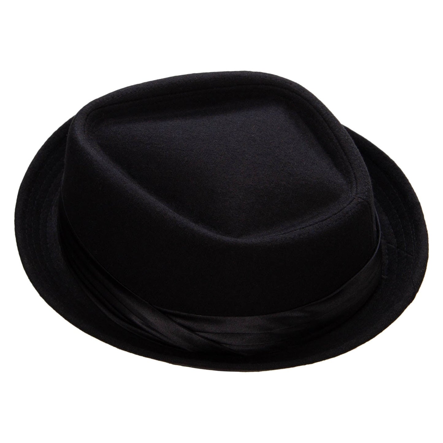 Wool Upbrim Pork Pie Fedora for Men