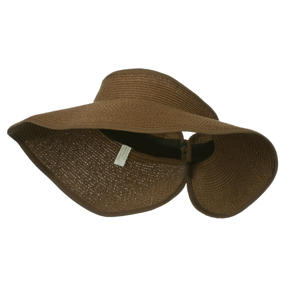 UPF 50+ Bow Closure Roll Up Visor