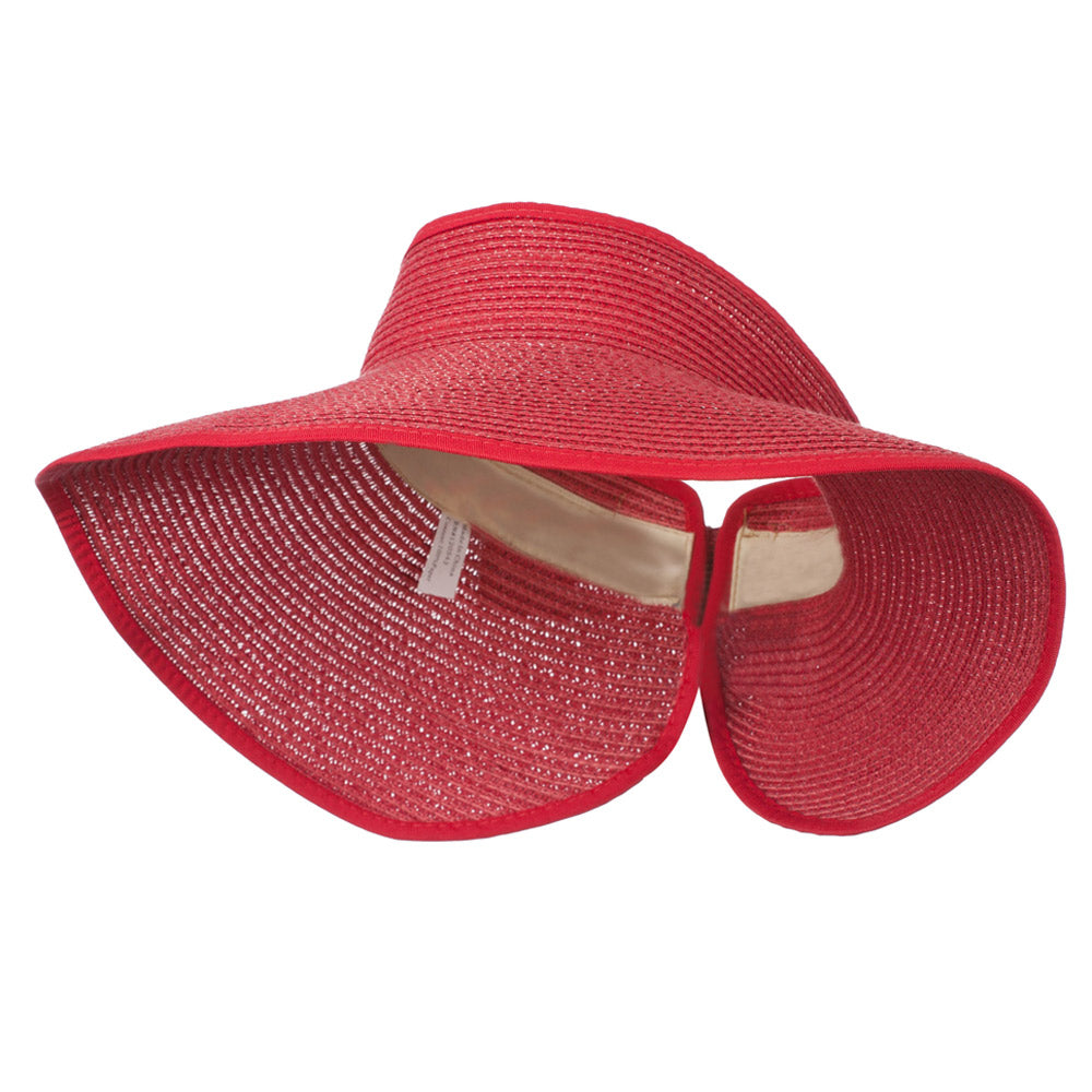 UPF 50+ Bow Closure Roll Up Visor